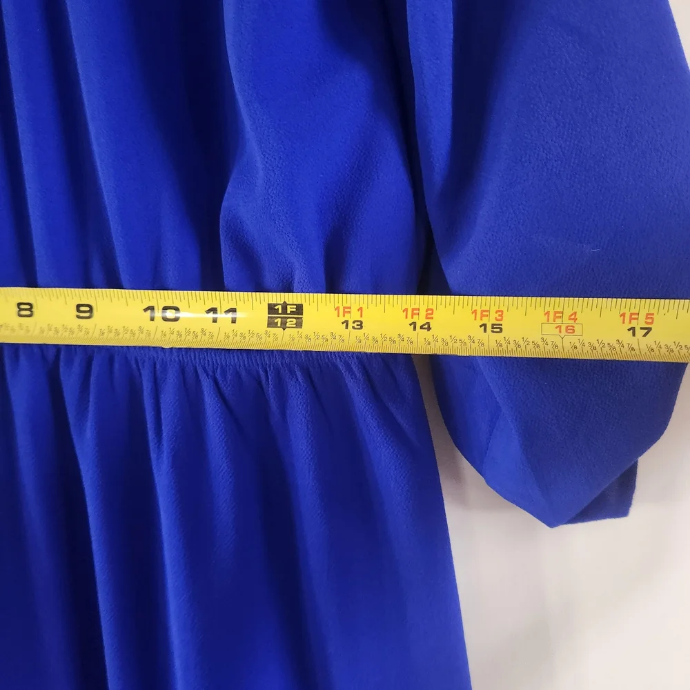Monteaux Royal Blue Shirt Dress - Picture 6 of 7